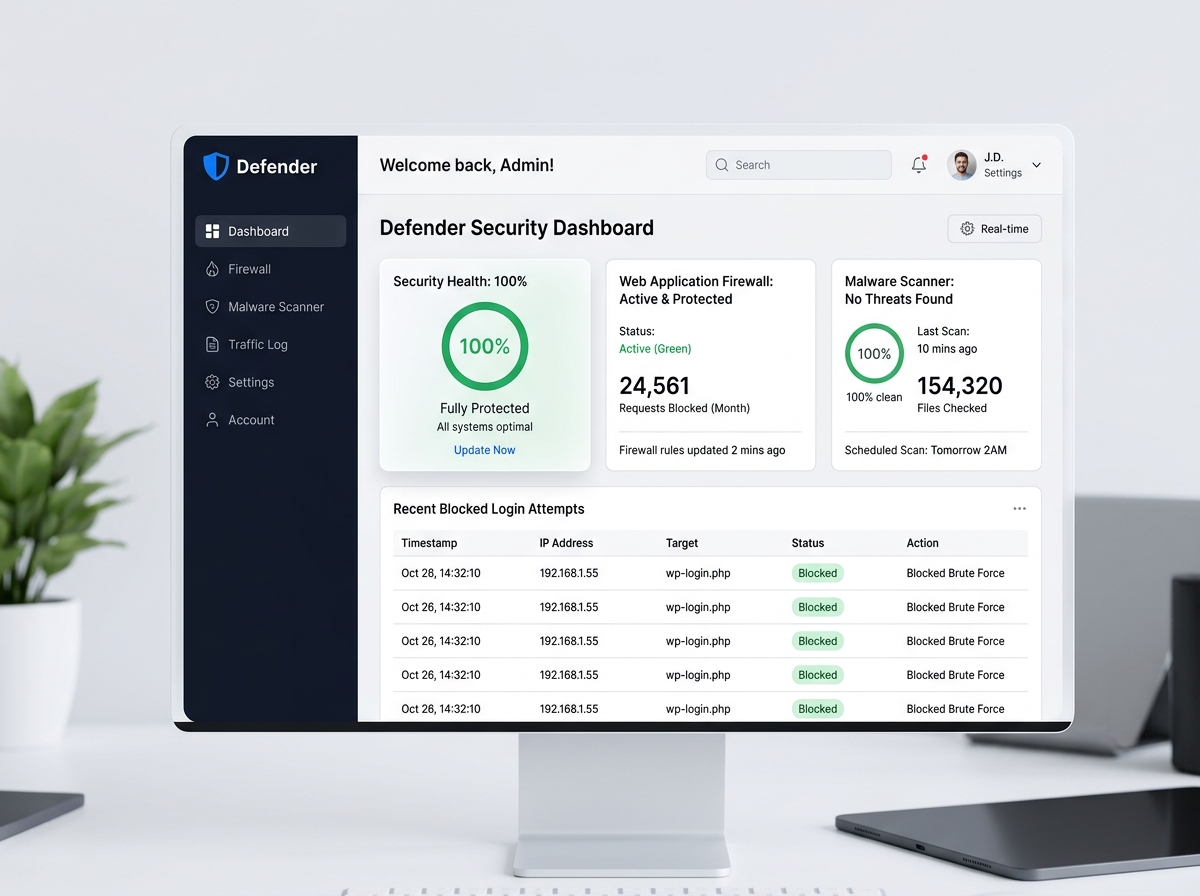 Thumbnail preview of Defender — WordPress Security Plugin